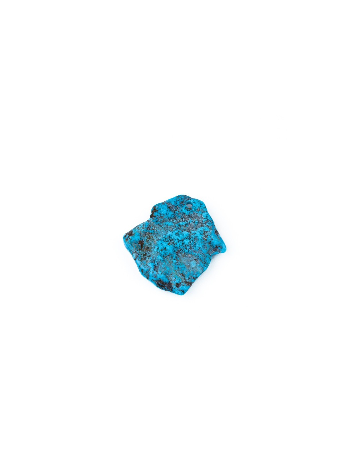 Raw turquoise pendants