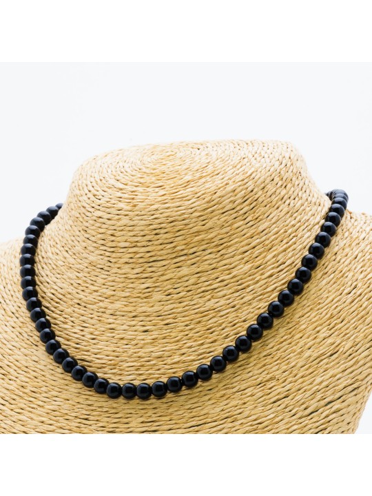 Elegant necklaces in a beautiful black onyx
