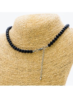 Elegant necklaces in a beautiful black onyx