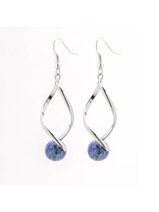 Earrings in Blue Sodalite Women