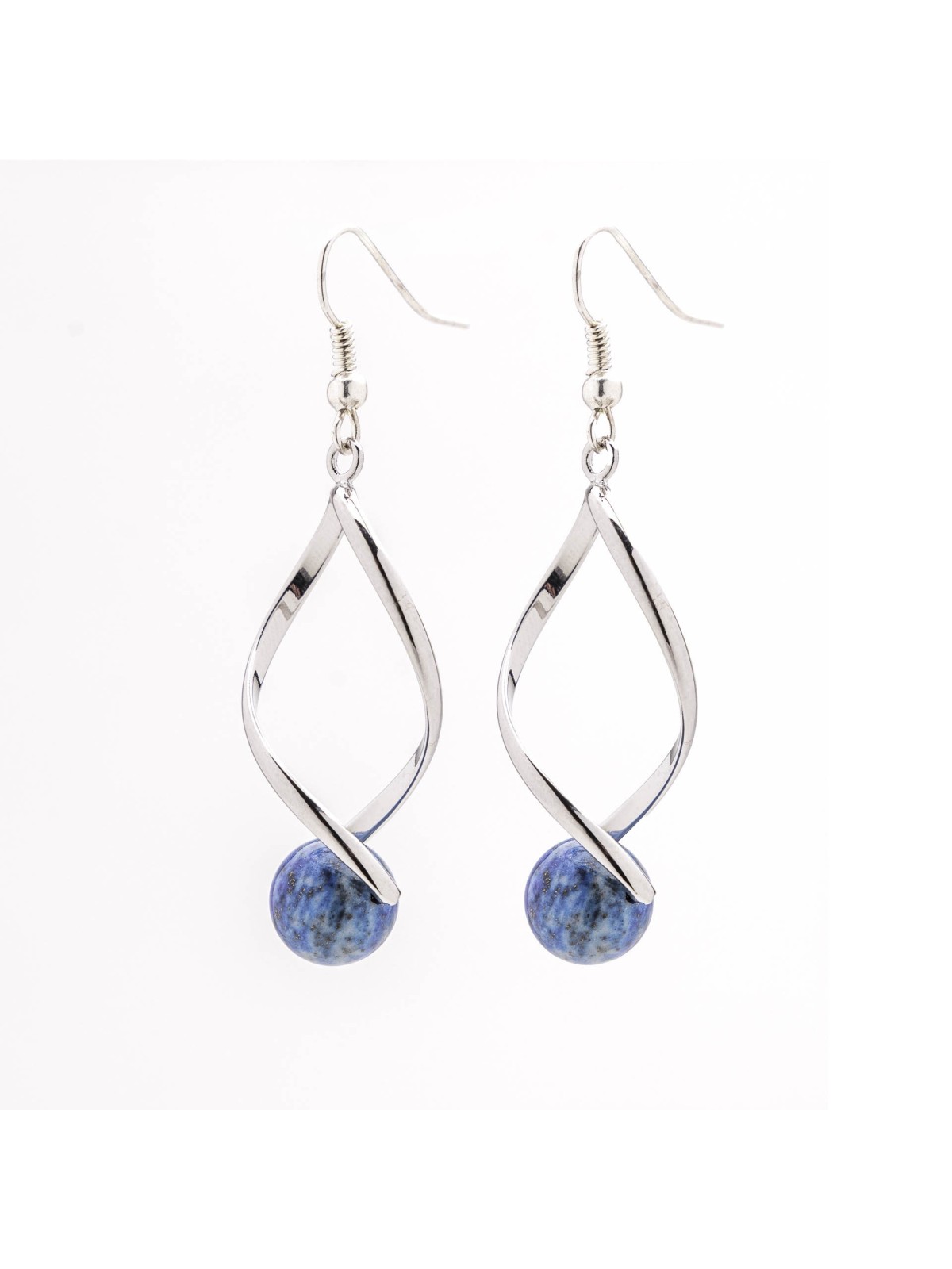 Earrings in Blue Sodalite Women