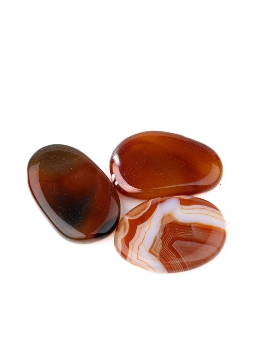 Discover our puff stones in Carnelian and many other crystals