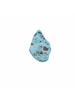 Raw turquoise pendants