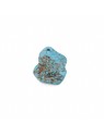 Raw turquoise pendants