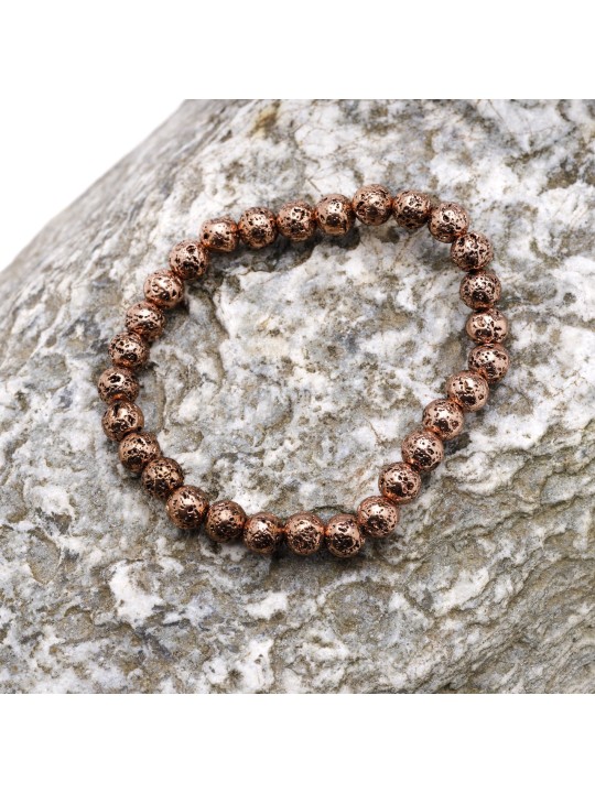 Lava and copper stone