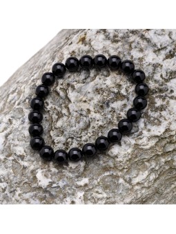 Bracelet in black tourmaline