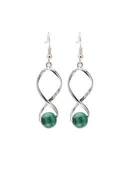 Boucles d'oreilles Malachite: Puissance, Protection et Abondance