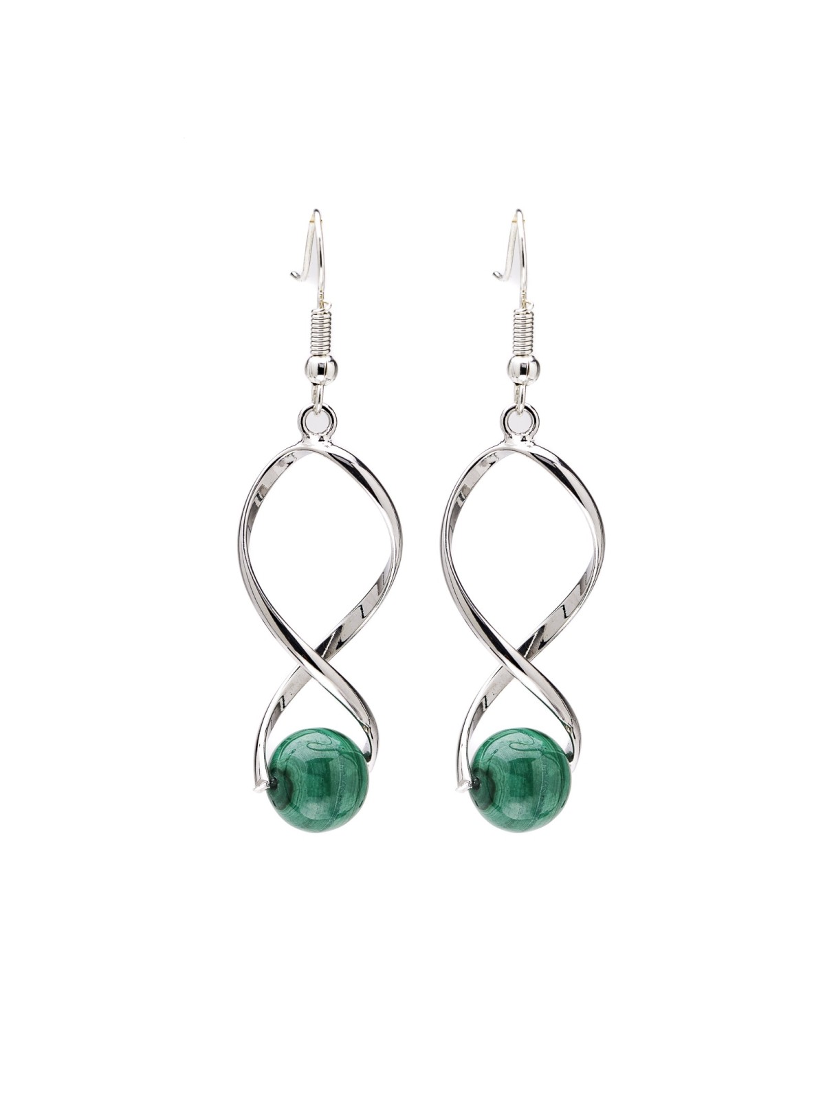 Malachite earrings: power, protection and abundance