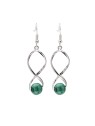 Malachite earrings: power, protection and abundance