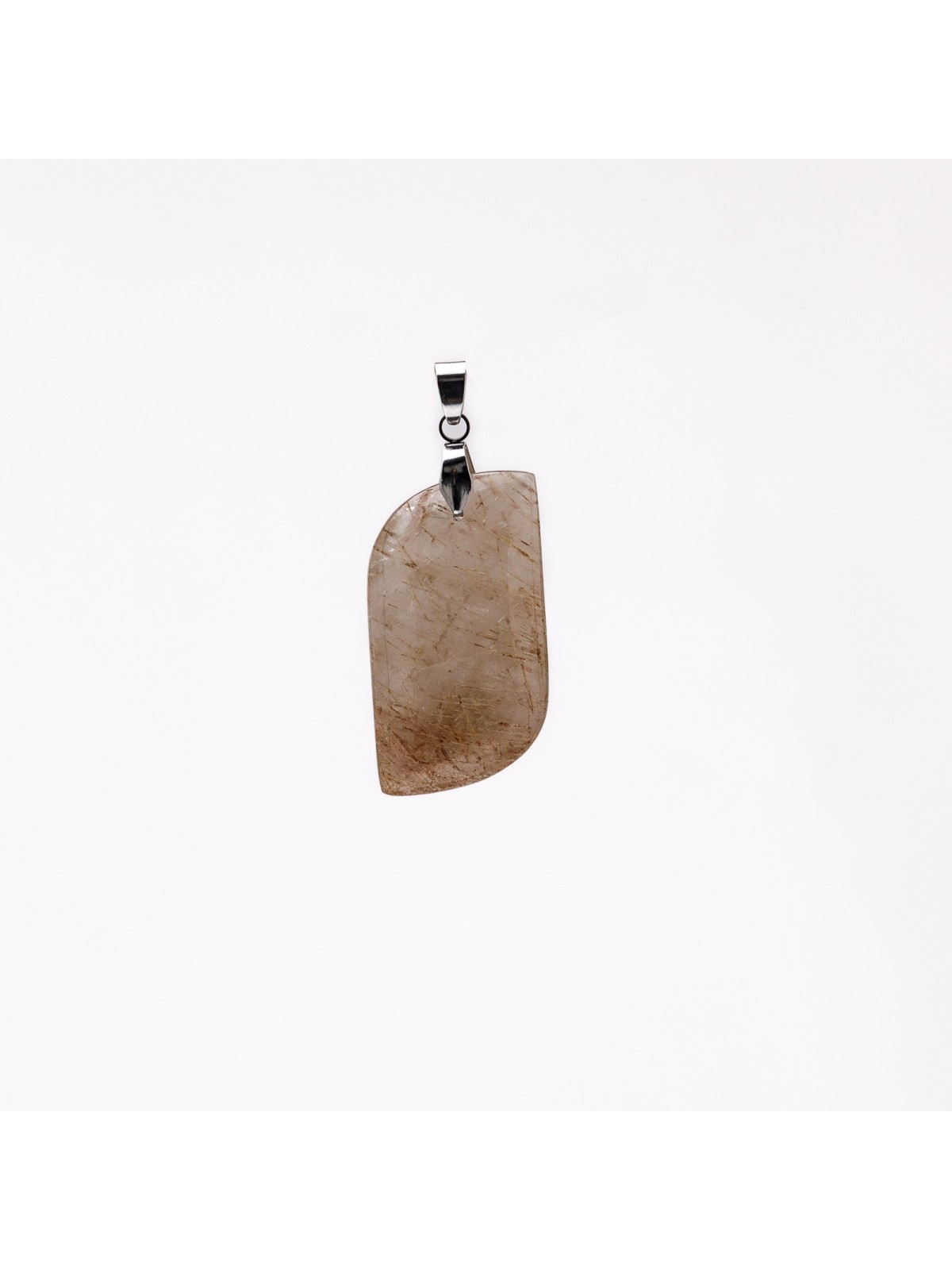 Rutilated quartz pendant: amplifies your energy