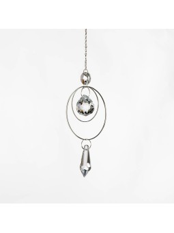 Dryer with feng-shui crystals to harmonize energy