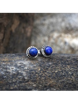 Découvrez nos boucles d'oreilles en Lapislazzuli