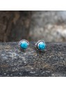 True turquoise earrings
