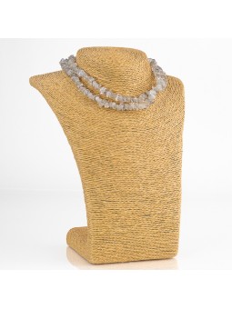 Collar de chips de cuarzo rutilado: amplifica su energía