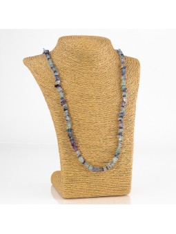 Fluorite chips necklace: style and protection in one joy