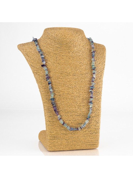 Fluorite chips necklace: style and protection in one joy