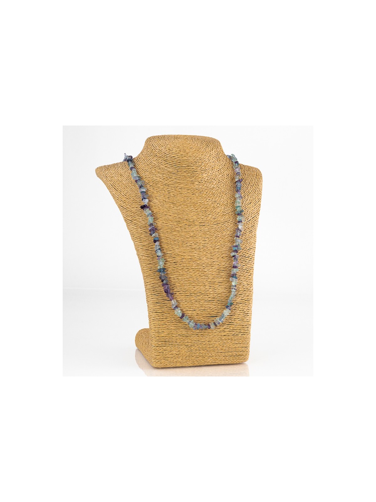 Fluorite chips necklace: style and protection in one joy