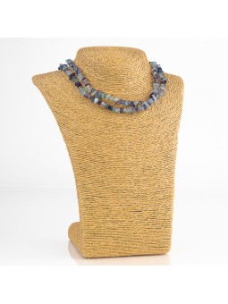 Fluorite chips necklace: style and protection in one joy