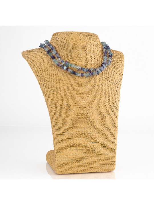 Fluorite chips necklace: style and protection in one joy