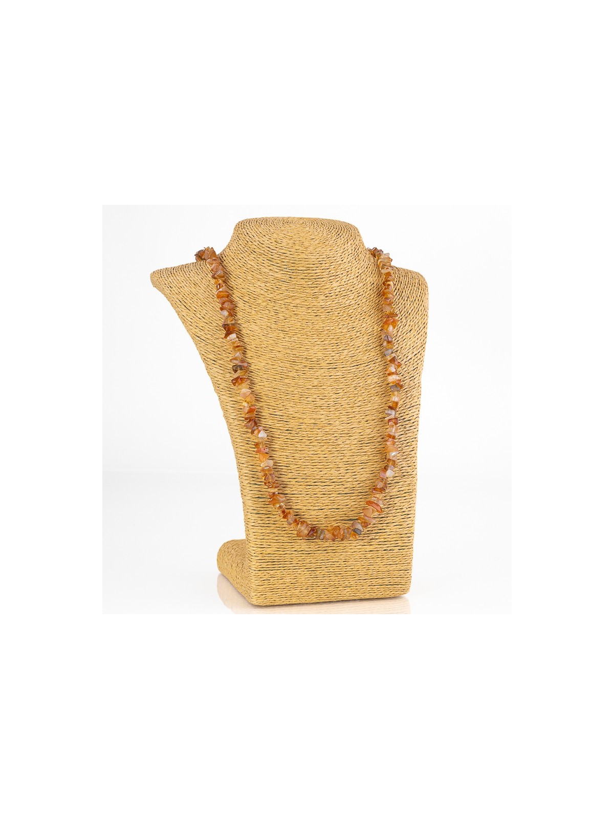 Chips Corniola Necklace: Style and Vitality in a Unique Jewel