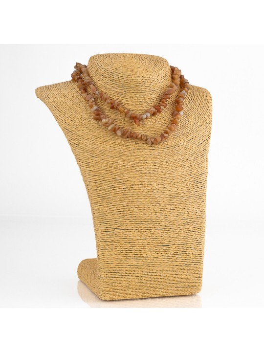 Chips Corniola Necklace: Style and Vitality in a Unique Jewel