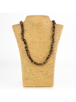 Tiger eye chips necklace: style and protection in a single jewel
