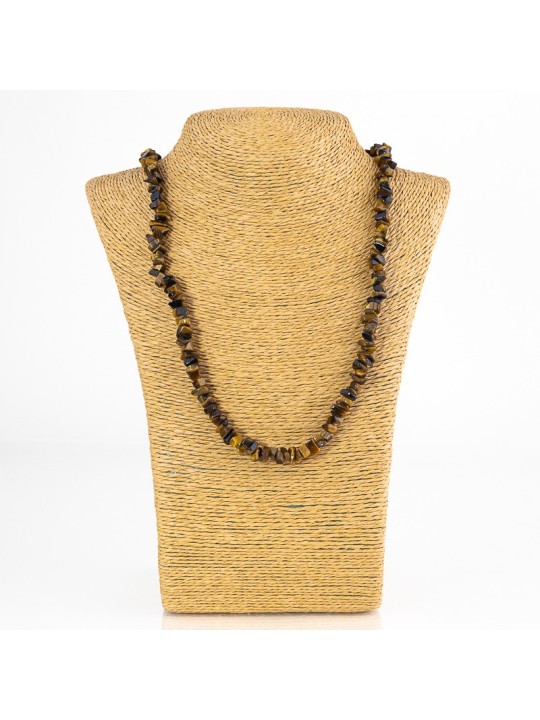Tiger eye chips necklace: style and protection in a single jewel