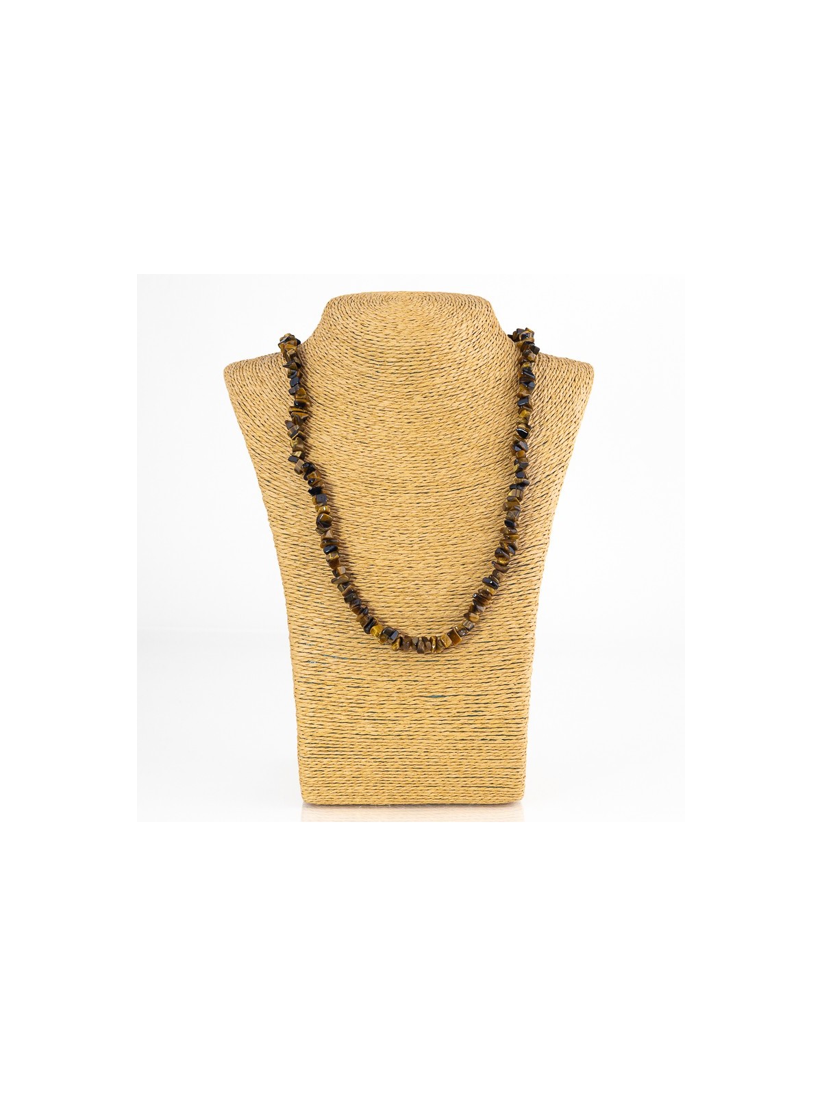 Tiger eye chips necklace: style and protection in a single jewel