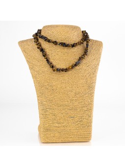 Tiger eye chips necklace: style and protection in a single jewel