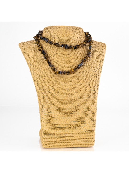 Tiger eye chips necklace: style and protection in a single jewel