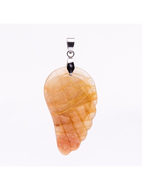 Découvrez nos pendentifs en pierre de lune orange