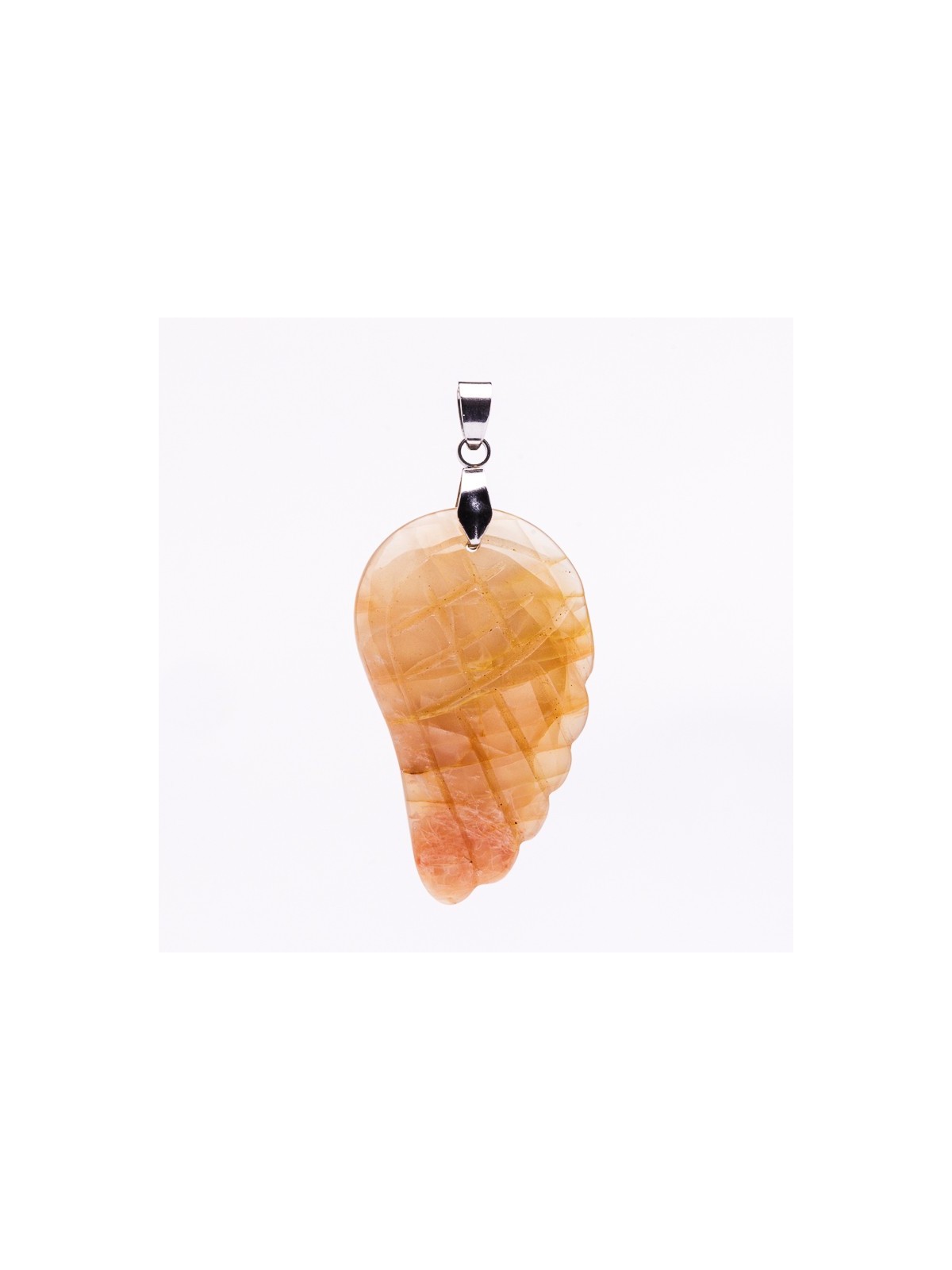 Découvrez nos pendentifs en pierre de lune orange