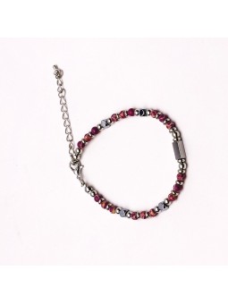 Découvrez nos bracelets de jasper impériaux roses