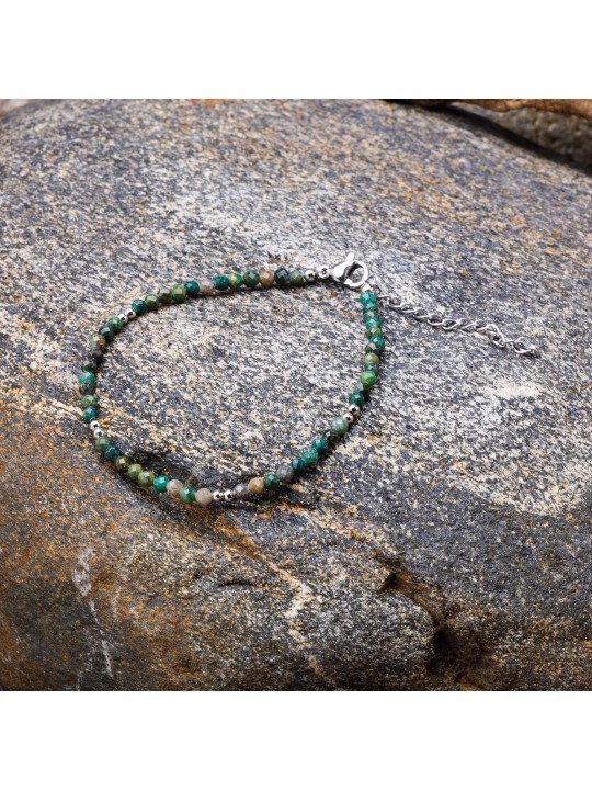Découvrez nos bracelets en agate verte