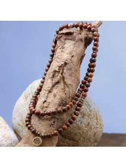 Discover our Japa Mala in Picasso Jasper