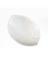 Eye-shaped bowl in Selenite