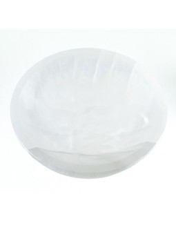 Schüssel in Selenit: Liebe, Frieden und Reinigung