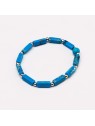Different bracelets shapes in Howlith color