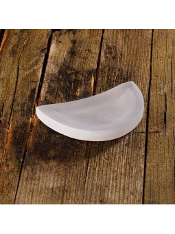 Schüssel in Selenit: Liebe, Frieden und Reinigung