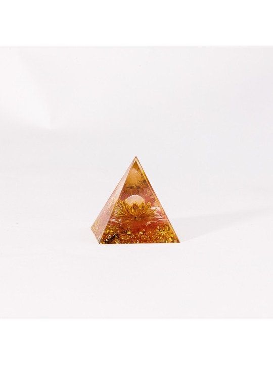Pyramid Ordinite avec quartz rose