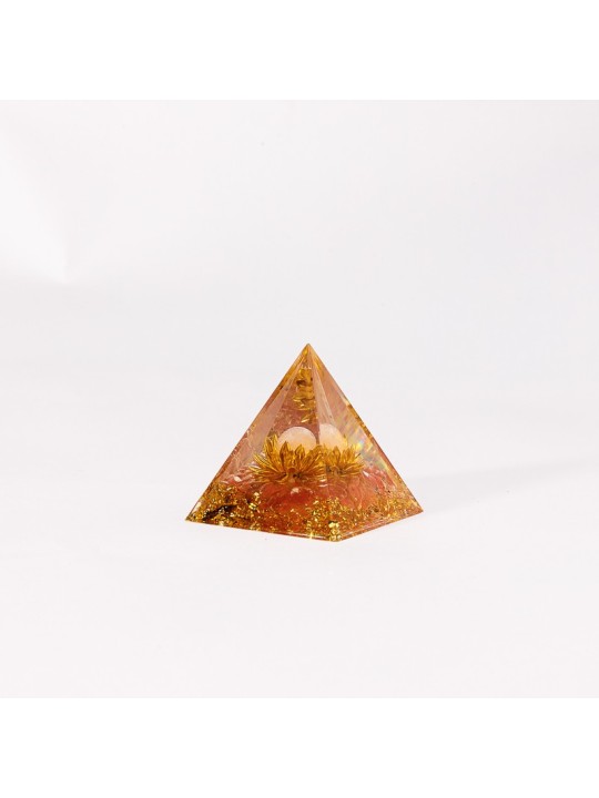 Pyramid Ordinite avec quartz rose