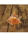 Piramide Orgonite con quarzo rosa