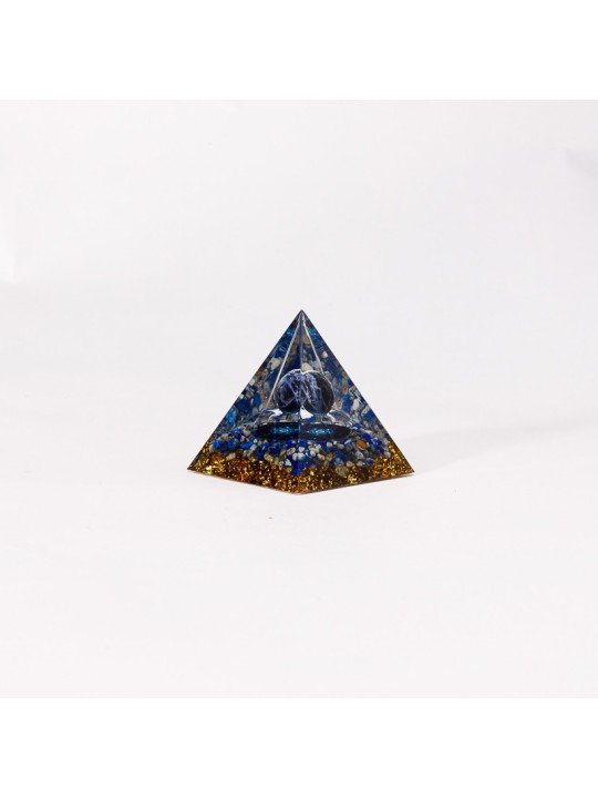 Pyramid organize with lapis lazuli