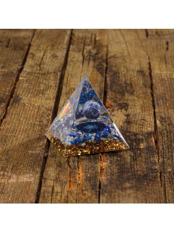 Pyramid organize with lapis lazuli