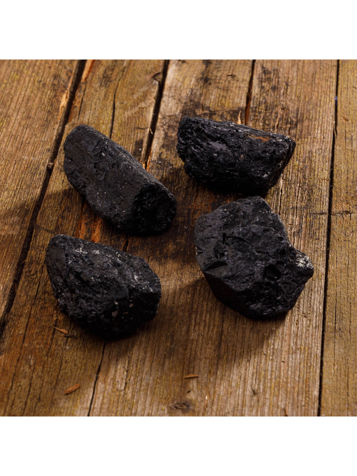 Raw black tourmaline