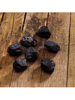 Raw black tourmaline