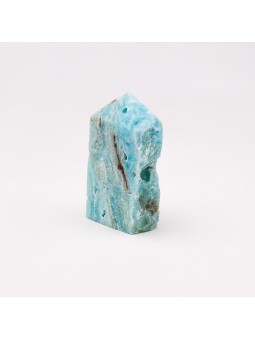 Aragonita azul cruda