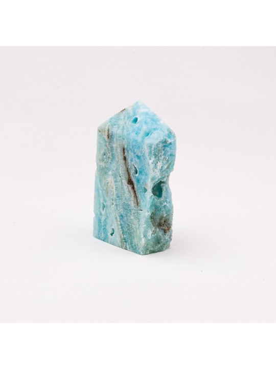Aragonita azul cruda