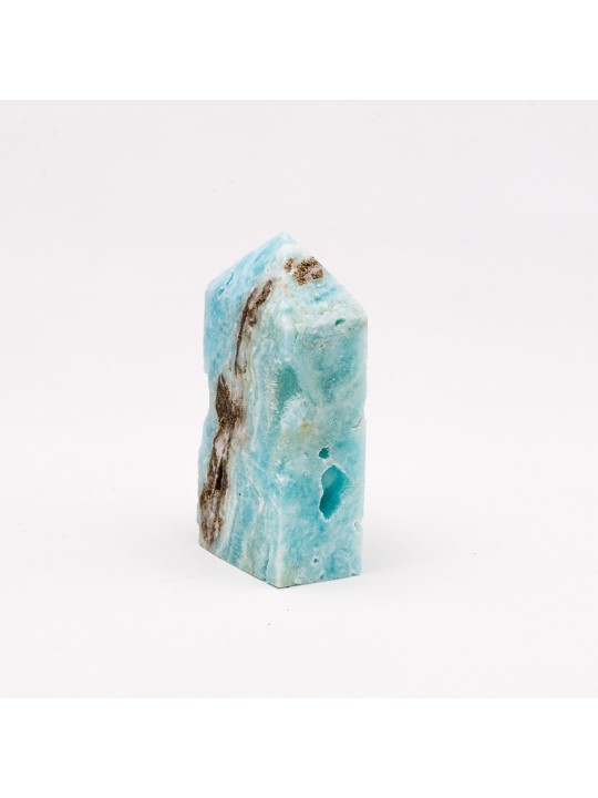 Aragonita azul cruda