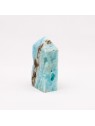 Aragonita azul cruda
